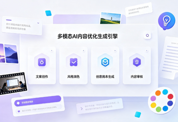 绿园区AI智能内容优化创新 多模态生成技术丰富数字内容创作生态